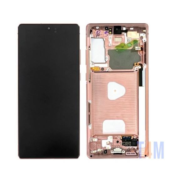 TOUCH+DISPLAY+FRAME SAMSUNG GALAXY NOTE 20/N980F-N981F BRONCE (SERVICE PACK GH82-23495B/23733B)